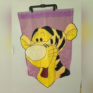 Vintage Tigger Faded Outdoor Flag Double Sided Yard